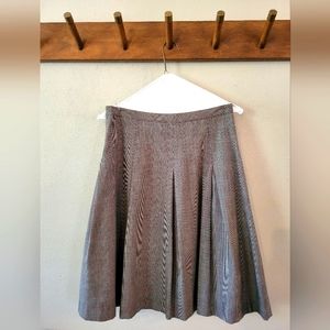 Isaac Mizrahi Pleated Skirt | Red and Black Plaid